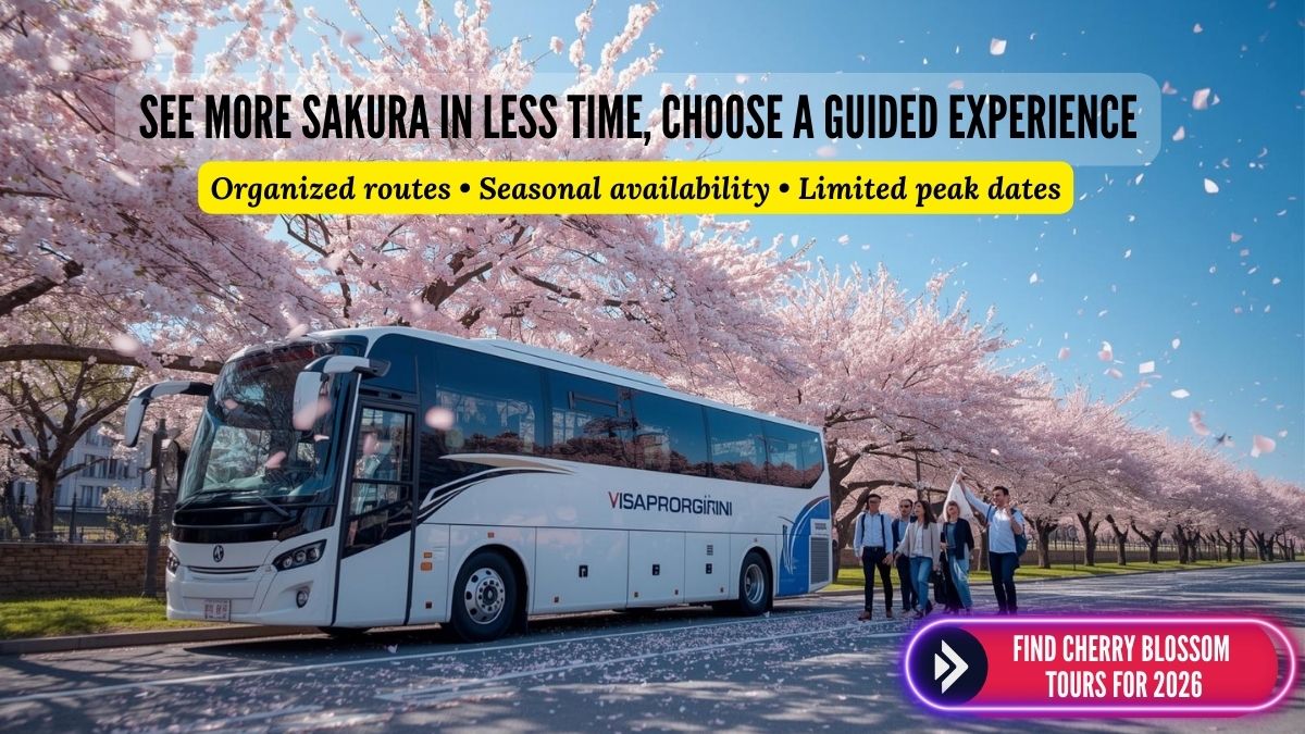 Cherry blossom tour packages in Nakameguro, Tokyo
